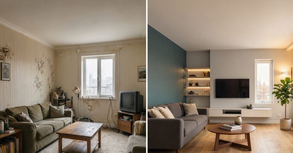 Home renovation and remodeling by Cores Interiors Bangalore — updated interiors with modern finishes