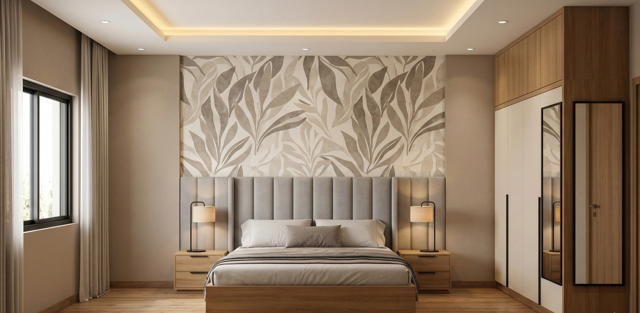 Residential interior design by Cores Interiors Bangalore — modern home interior with warm tones